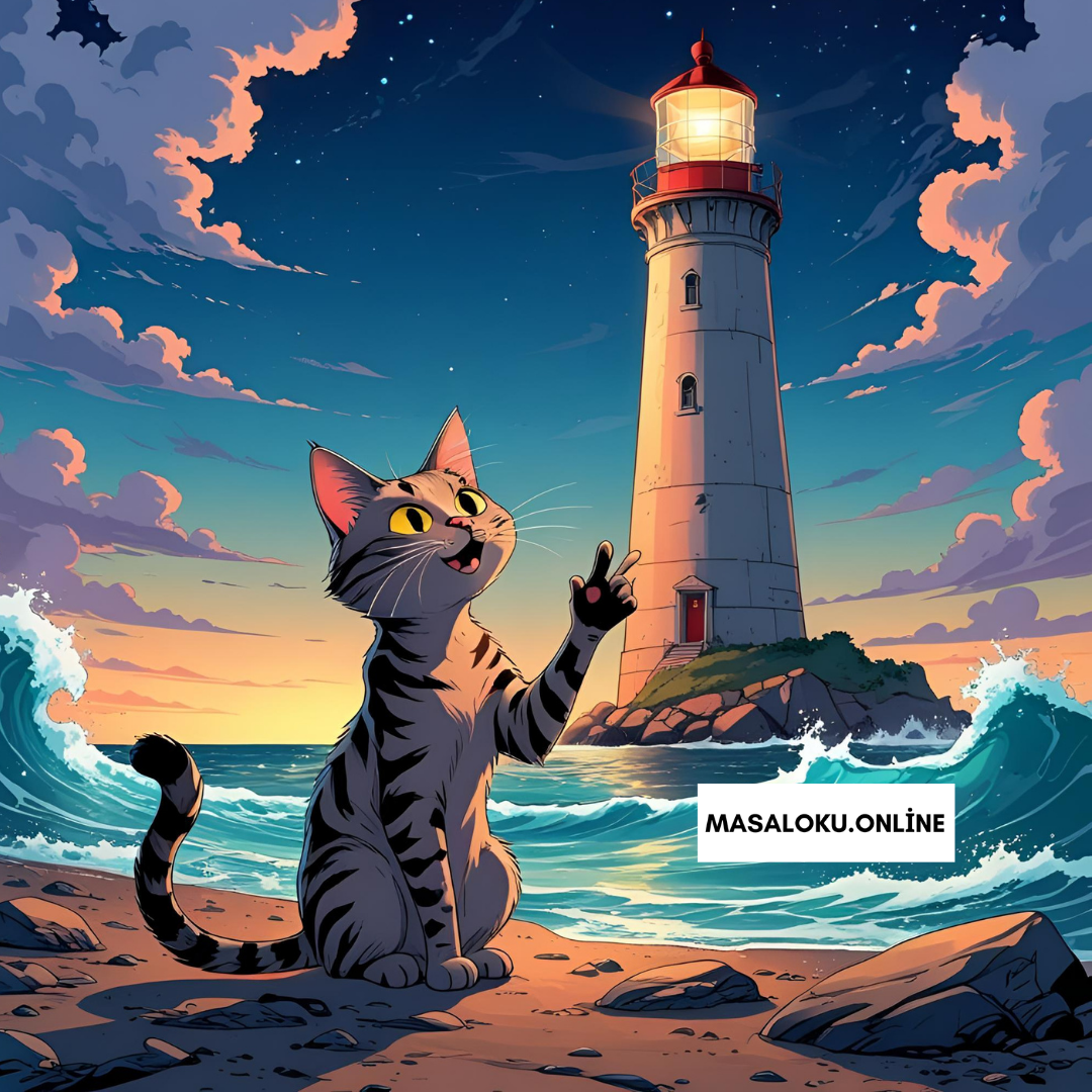 Deniz Feneri ile Konuşan Kedi